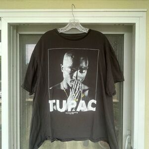 Tupac Memorial XXL Tupac Shakur (1971-1996) Vintage T shirt black and white